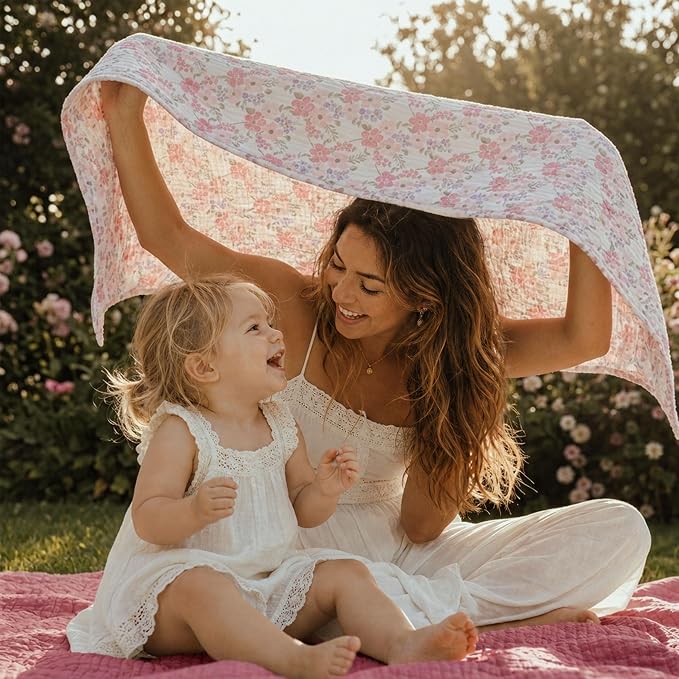 GLLQUEN BABY Muslin Swaddle Blankets - Image 3