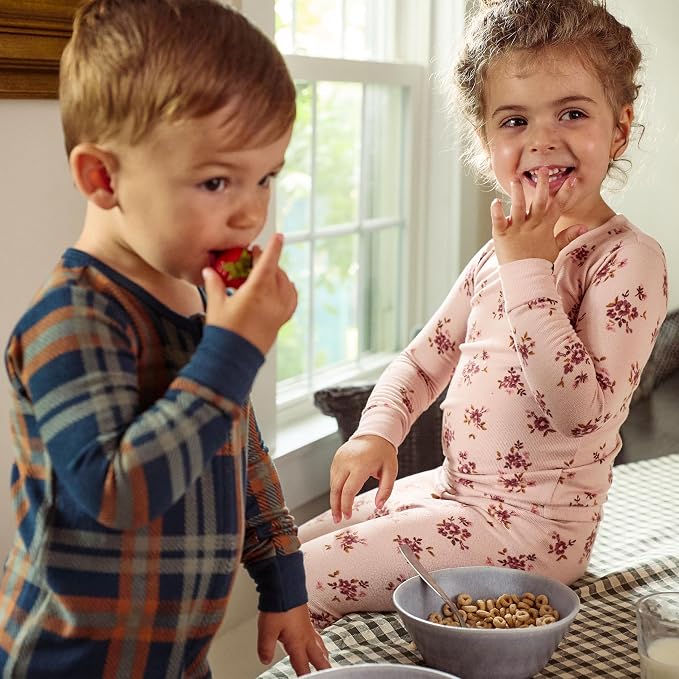 Modern Moments by Gerber Baby Boys & Girls Hacci Footless Pajamas - Image 3