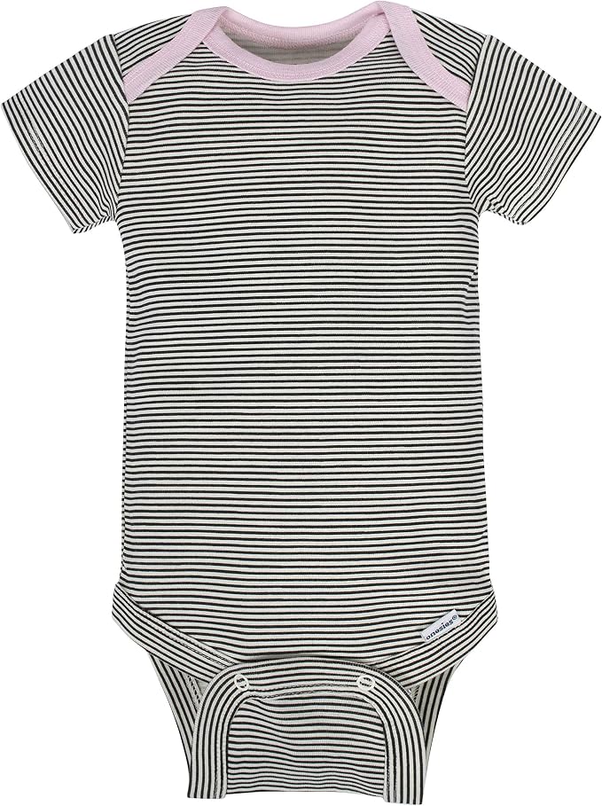 Gerber Baby Girls' 8-pack Short Sleeve Onesies Bodysuits - Image 4