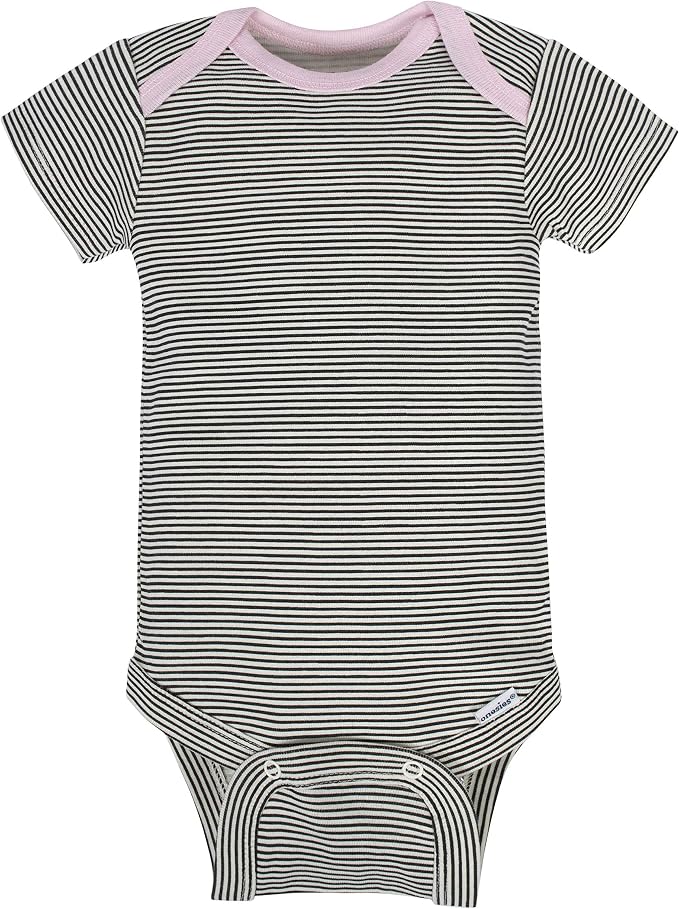 Gerber Baby Girls' 8-pack Short Sleeve Onesies Bodysuits - Image 4