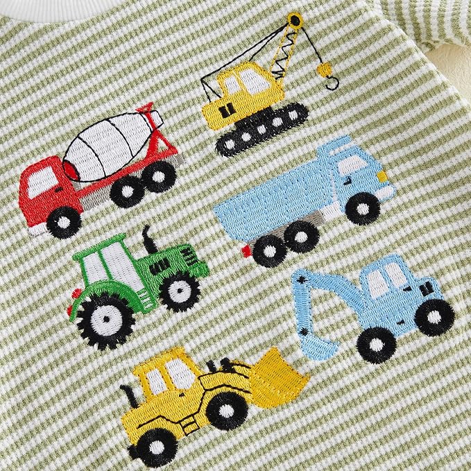 Newborn Baby Boy Girl Summer Clothes Funny Print Sweatshirt Romper Oversized - Image 6