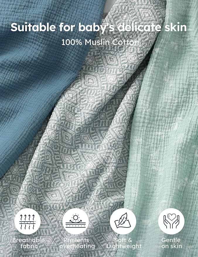Unnivoll Muslin Swaddle Blankets - Image 5