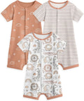 Yoofoss Baby Boy Romper 0-18 Months 100% Organic Cotton Newborn Summer Clothes by YOOFOSS