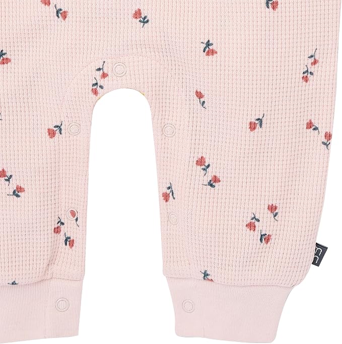 Modern Moments by Gerber Baby Henley Waffle Knit Romper - Image 4
