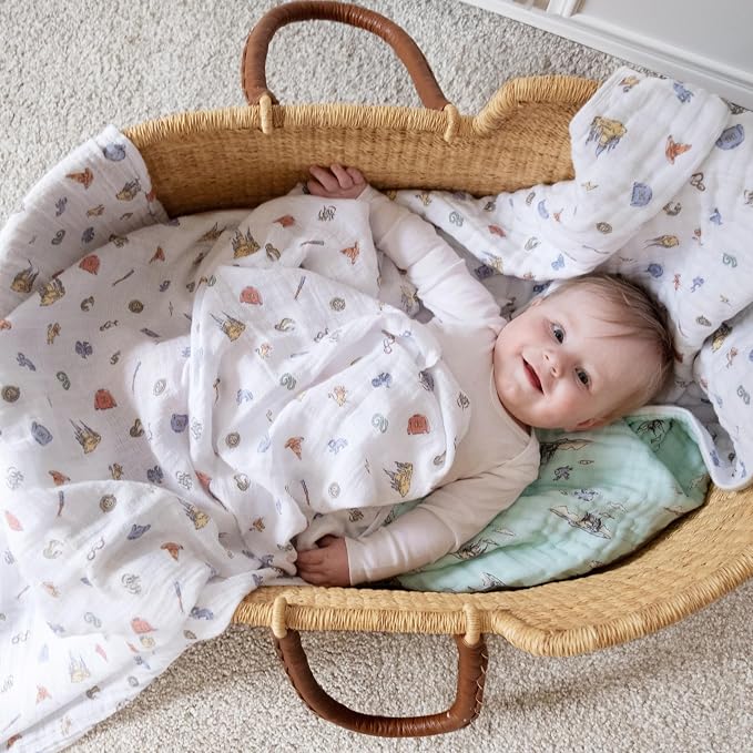 aden + anais Swaddle Blanket, Boutique Muslin Blankets - Image 6