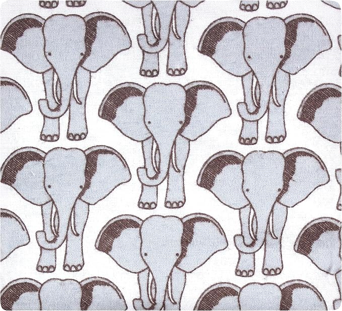 Hudson Baby Cotton Flannel Receiving Blankets 4-Pack, Wild Safari Adventures - Image 6