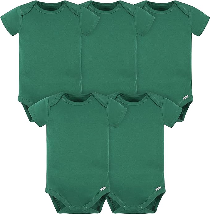 Gerber Baby Boys & Girls 5-Pack Premium Soft Cotton Bodysuits Onesies by Gerber
