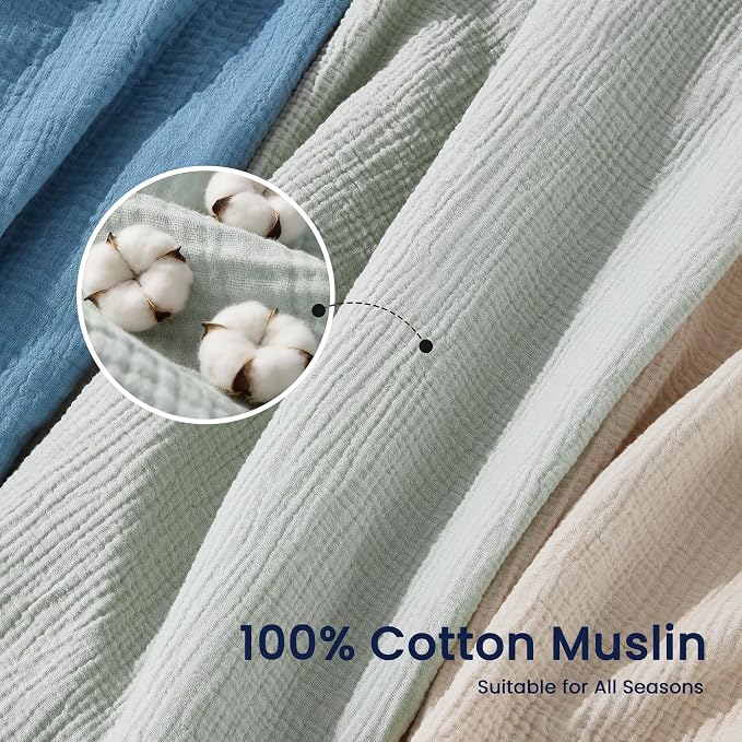 EXQ Home Muslin Swaddle Blankets - Image 4