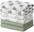 GLLQUEN BABY Receiving Blankets Muslin Swaddle Blanket by GLLQUENBABY