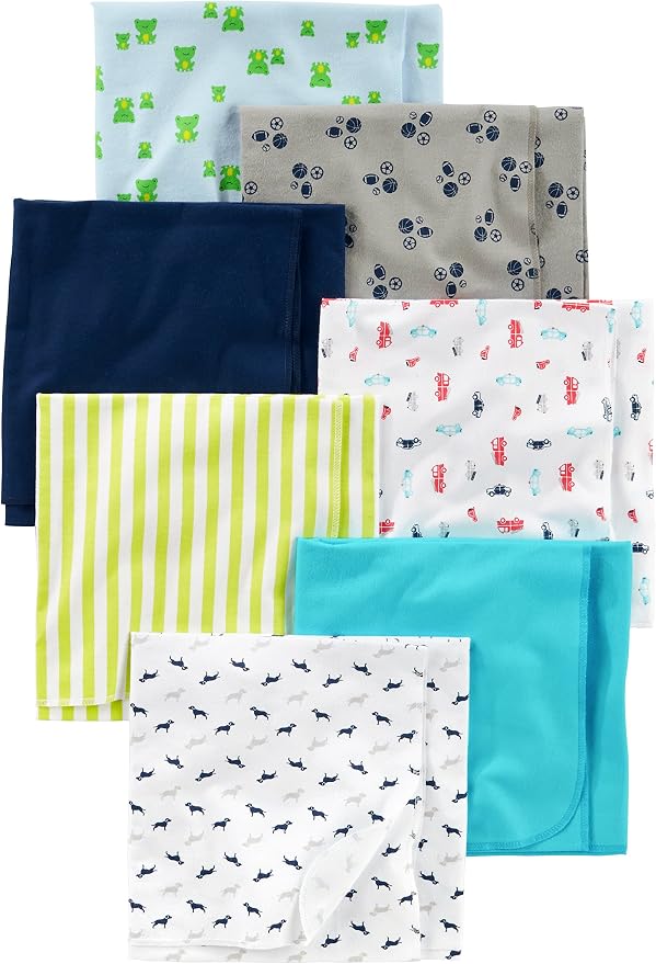 Simple Joys by Carter's Unisex Babies' Flannel Receiving Blankets by SimpleJoysbyCarters