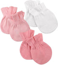 HonestBaby Baby 100% Organic Cotton Multipack Cap Hats and No Scratch Mitts by HonestBaby