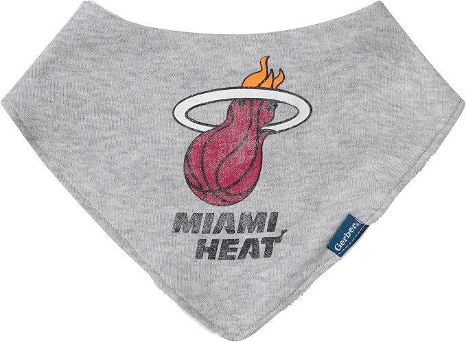 Gerber Baby NBA Bandana Bib and Burp Cloth Set - Image 2