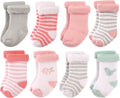 Hudson Baby Baby 8-pack Cotton Rich Newborn and Terry Socks by HudsonBaby