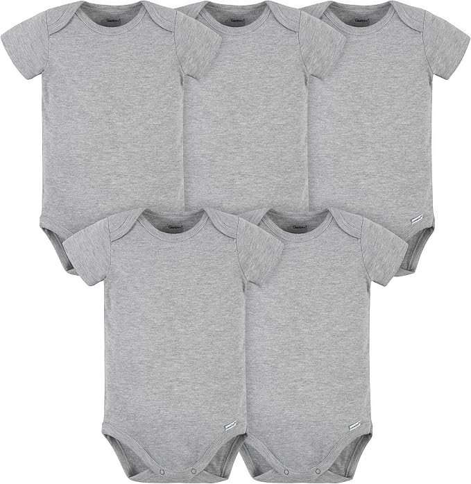 Gerber Baby Boys & Girls 5-Pack Premium Soft Cotton Bodysuits Onesies by Gerber