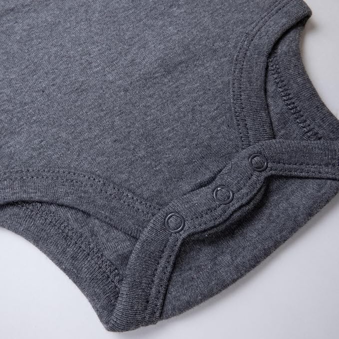 HonestBaby baby-girls 5-pack Long Sleeve Bodysuits One Piece 100% Organic Cotton - Image 5