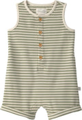 little planet by carter's Unisex Baby Waffle Knit Button-Front Jumpsuit made by LittlePlanet