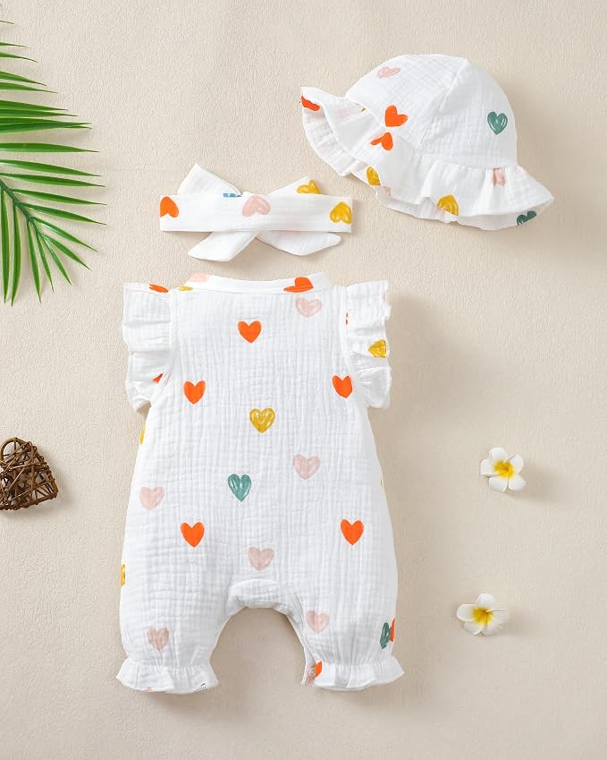 Newborn Baby Girl Clothes Outfits One-Piece Romper Preemie-18Month | Cute Baby - Image 3