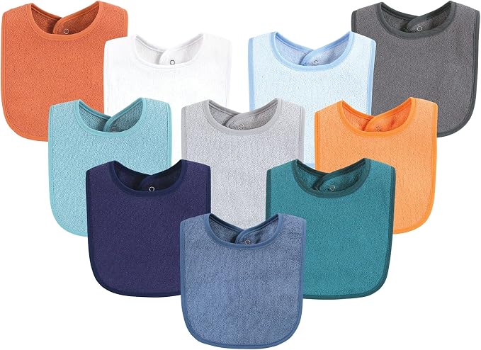 Hudson Baby Unisex Baby Drooler Bib by HudsonBaby