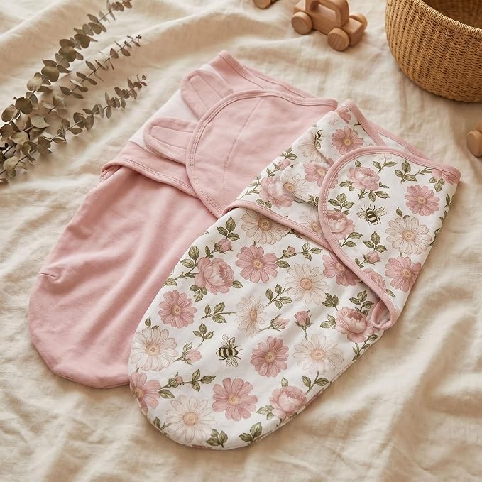 Cotton Swaddles for Newborn, Baby Newborn Swaddle 0-3 Month | 2-Pack Soft - Image 8