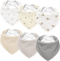 Susurration Muslin Baby Drool Bibs 6Pack Soft Triangular Adjustable Baby by Susurration