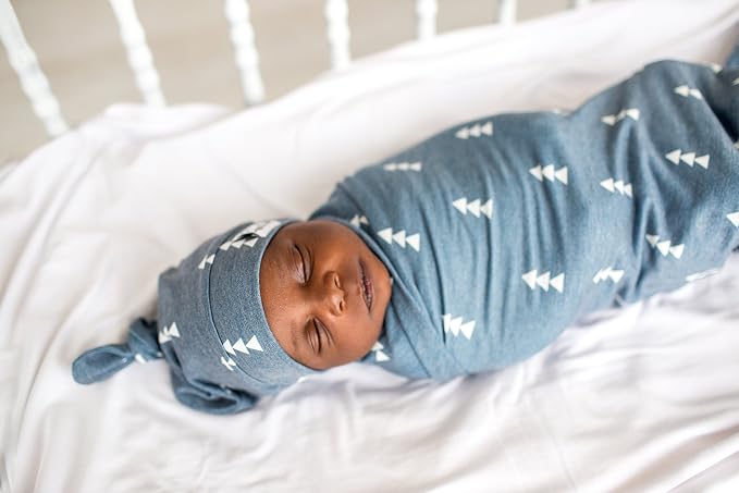 Copper Pearl Swaddle Blankets for Newborns | Soft Stretchy Receiving Blankets - Image 6