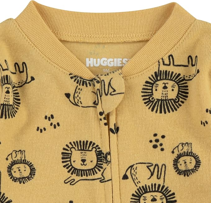 HUGGIES Baby Baby Printed Footed Coverall - Image 3