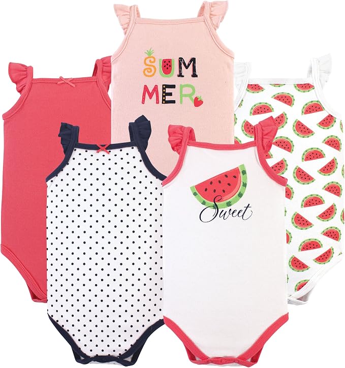 Hudson Baby Unisex Baby Cotton Sleeveless Bodysuits by HudsonBaby
