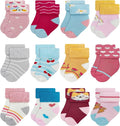 RATIVE Newborn Baby Socks 0-6, 6-12 Months Terry Turn Cuff Socks by RATIVE