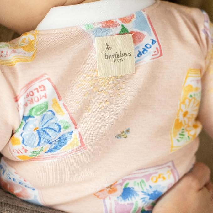 Burt's Bees Baby Unisex Sleep and Play Pajama, Footless One-Piece Zipper PJ | - Image 4