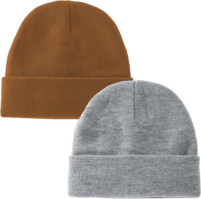 ROYBENS 100% Cotton Baby Beanie Cute Toddler Winter Hat Knit Caps Ages 0-8 | by ROYBENS