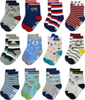 RATIVE Non Skid Anti Slip Crew Socks by RATIVE