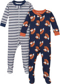 Gerber Baby Boys 2-Pack Footed Pajamas by Gerber