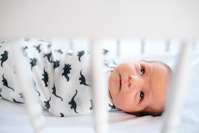 Copper Pearl Swaddle Blankets for Newborns | Soft Stretchy Receiving Blankets - Image 6