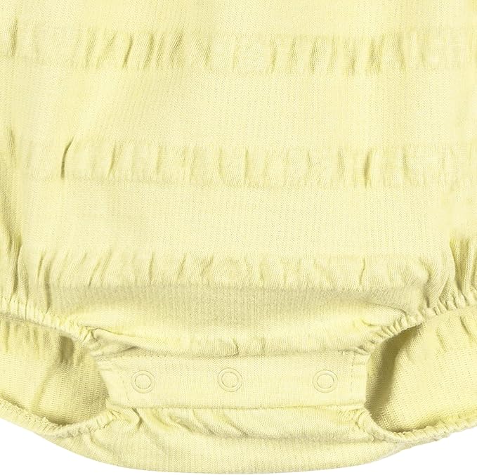 Modern Moments by Gerber Baby Girls' Mini Flutter Sleeve Bubble Romper - Image 4