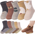 LANLEO Baby Toddler Socks with Grips Baby Toddlers Girls Boys Non Slip Grip by LANLEO
