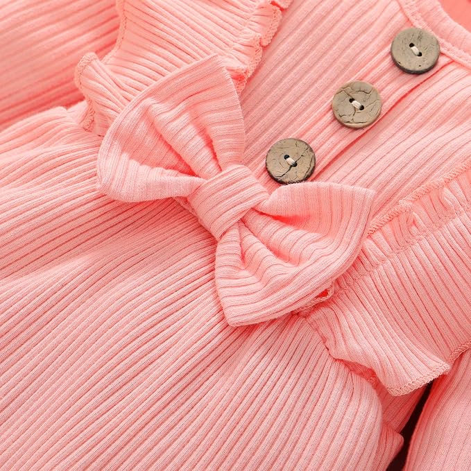 Mioglrie Newborn Baby Girl Clothes 1 Piece Infant Fall Winter Romper Outfit | - Image 7