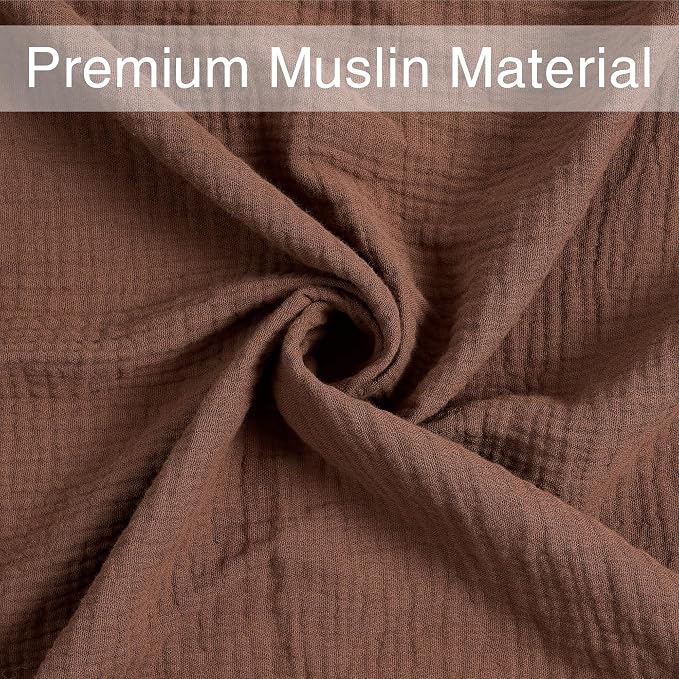 Meracorallo Muslin Swaddle Blanket, 100% Cotton Receiving Blanket - Image 5