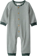 little planet by carter's Unisex Baby Waffle Knit Button-Front Jumpsuit made by LittlePlanet