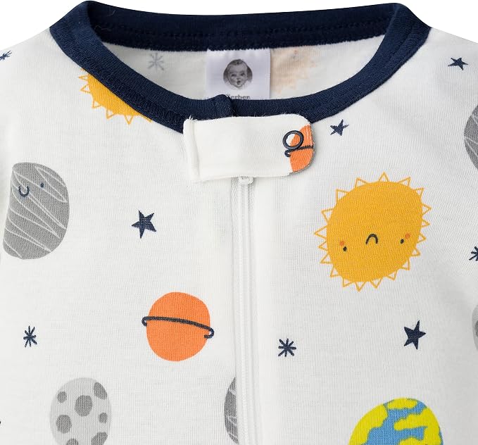 Gerber Baby Boys 2-Pack Footed Pajamas - Image 2