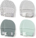 Baby Newborn No Scratch Mittens Stay On, 100% Cotton Adjustable 0-12M | Soft by HAPIU