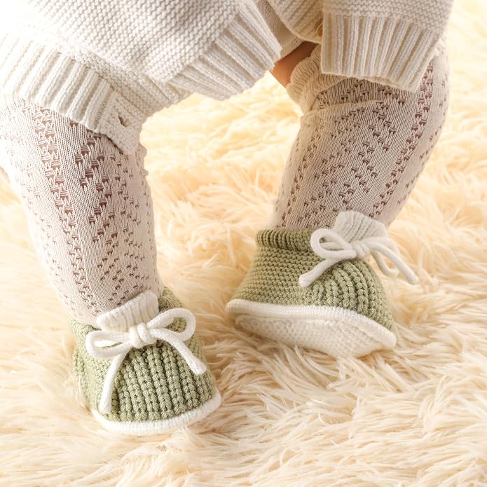 Baby Booties Infant Booties Knit Newborn Shoes - Image 2