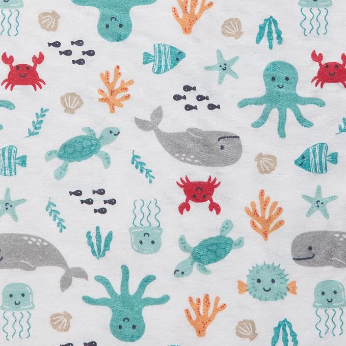 Little Treasure Hudson Baby Cotton Poly Flannel Receiving Blankets Multipack - Image 3