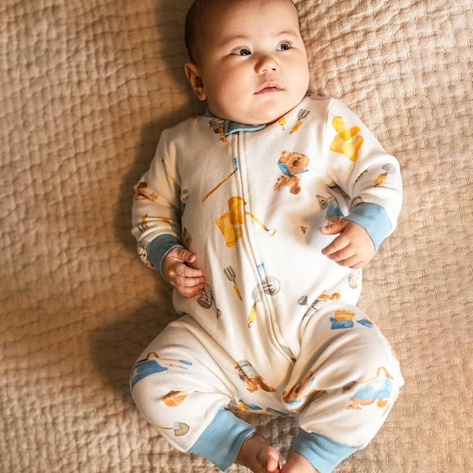 Burt's Bees Baby Unisex Sleep and Play Pajama, Footless One-Piece Zipper PJ | - Image 3