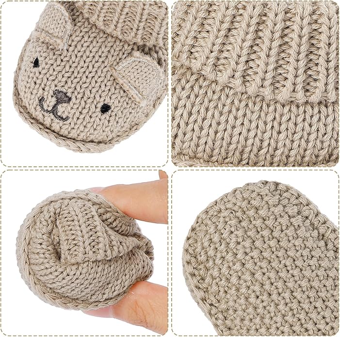 Newborn Knit Booties Soft Baby Sock Boots - Image 2