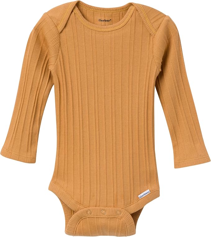 Gerber Baby Girls' 6-pack Long-sleeve Onesies Bodysuits - Image 3