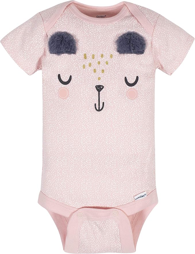 Gerber Baby Girls' 8-pack Short Sleeve Onesies Bodysuits - Image 2
