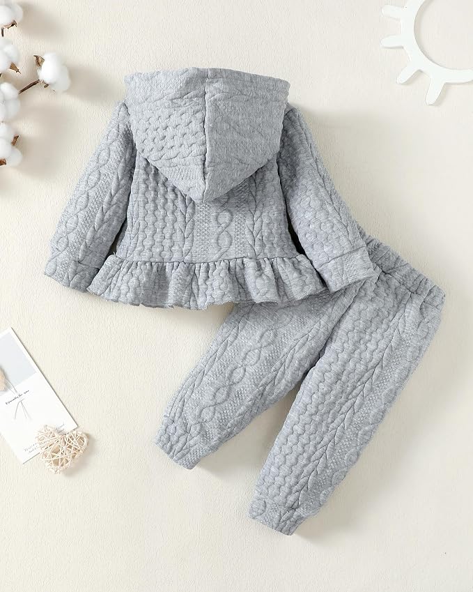 Renotemy Baby Girl Clothes Cute Fall Winter Toddler Girls Outfits 3M-3T - Image 3