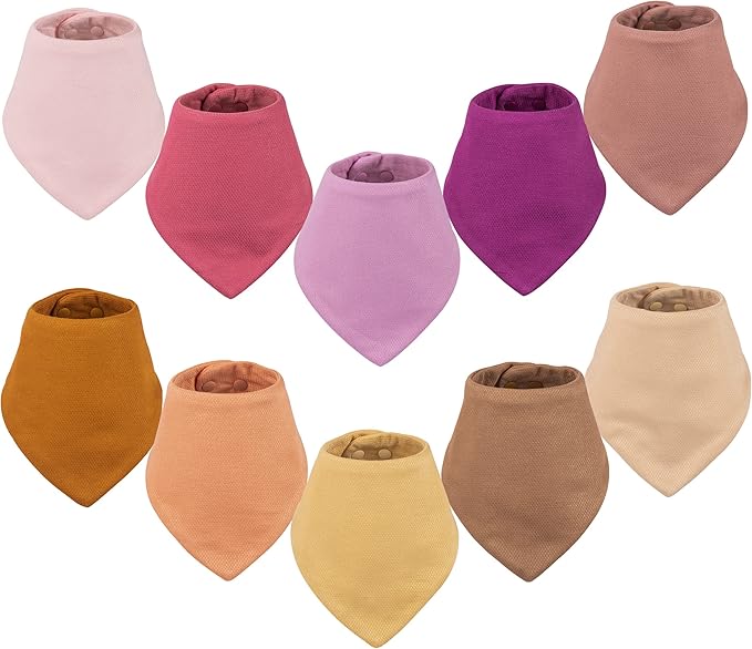 Tiny Twinkle Bandana Scarf Bibs by TinyTwinkle