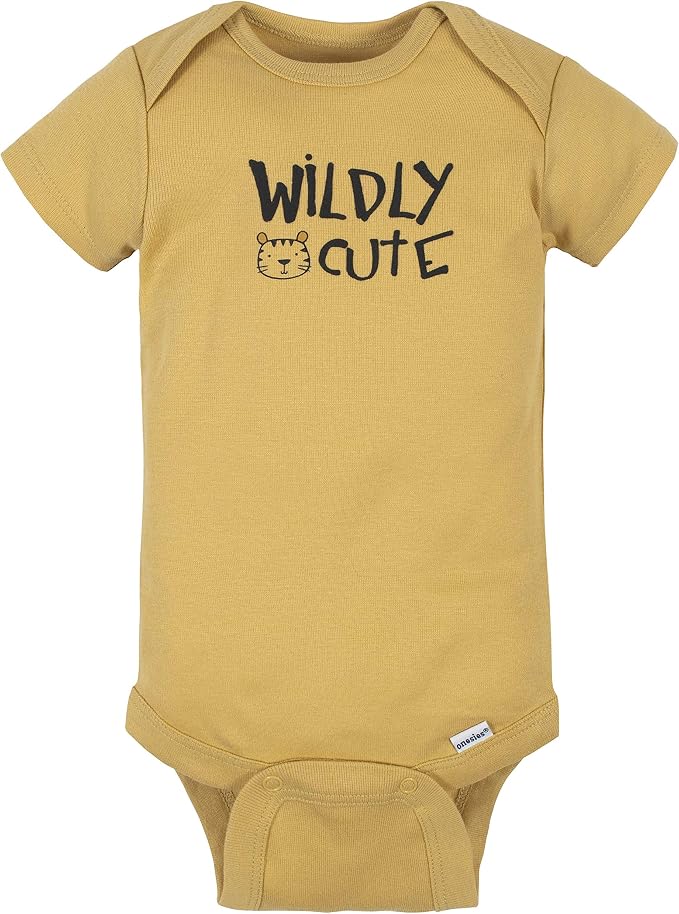 Gerber Baby Boys 8-Pack Short Sleeve Onesies Bodysuits - Image 8