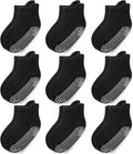 Baby Non Slip Grip Ankle Socks for Infants Toddlers Kids Boys Girls 9 Pack | by JAKIDAR